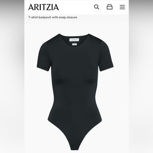Babaton Contour Crew Shortsleeve Bodysuit (Black)- Size XL. Never worn.